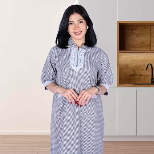 قميص عامله منزلية كاروهات