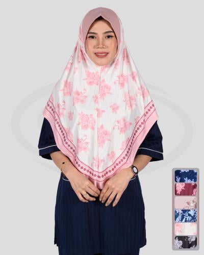 حجاب عاملات منزلية بطابع ورد