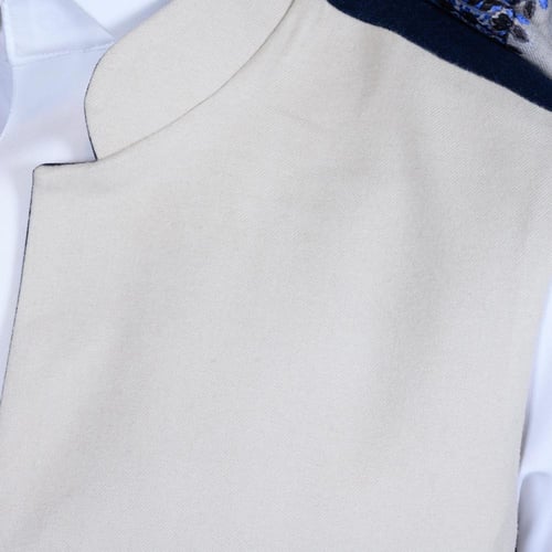 سديري دبل فيس كحلي مع اوف وايت