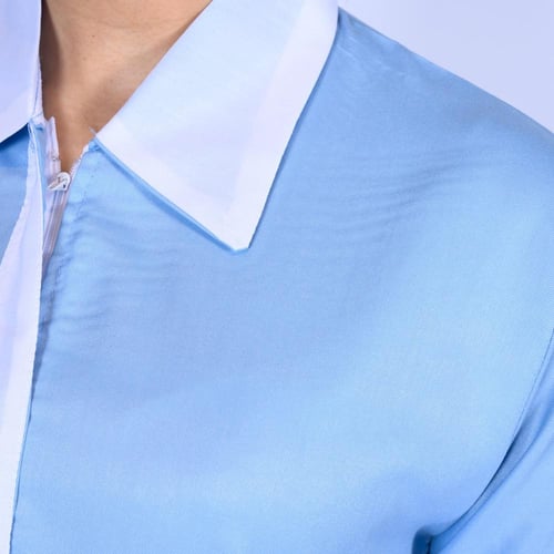 زي عامله منزلية بسحاب أنيق