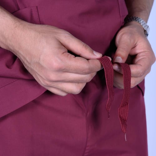 سكراب طبي عنابي للجنسين ANNO 1