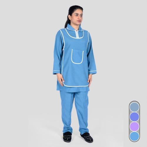 زي عاملة شتوي ثقيل 3 قطع