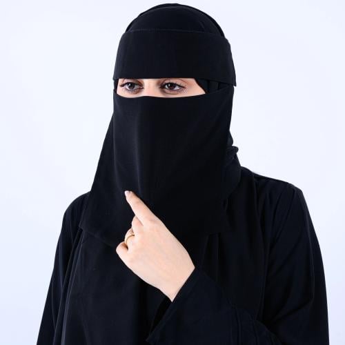 نقاب وسط خط طويل بطبقة A4