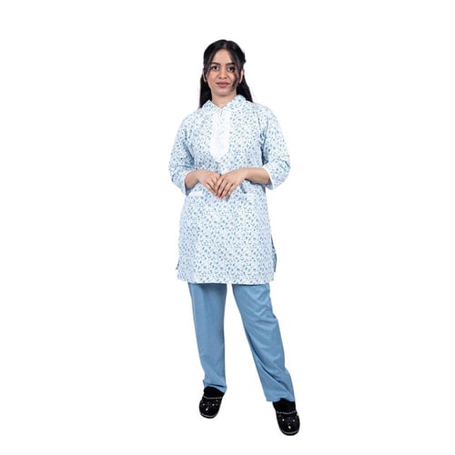 طقم عاملة منزل قطعتين مشجر