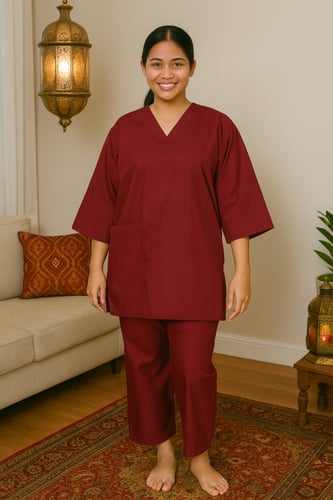 زي عاملات منزليه ساده عملي