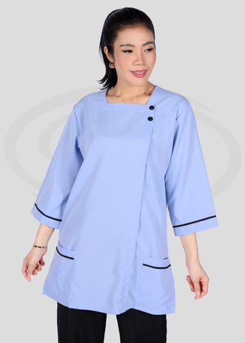 زي عاملات موحد بجبوب وازرار علوية