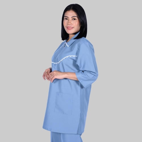 زي عاملات لونين أنيقه