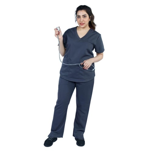 طقم سكراب طبي لون رمادي 105 Kenzi