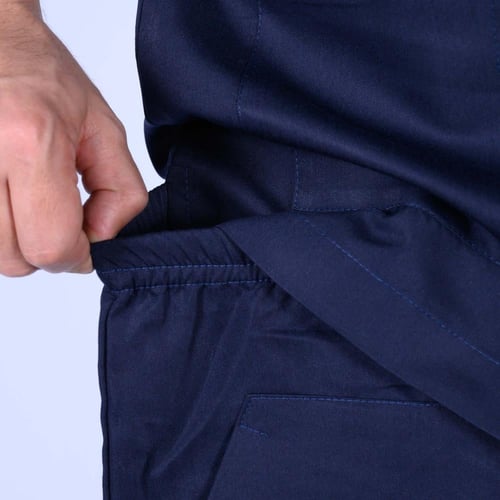 طقم سكراب طبي كنزي للجنسين لون كحلي