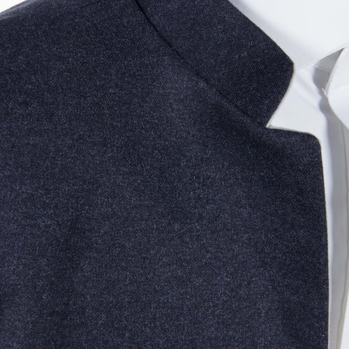 Mسديري جوخ دبل فيس بيج ورمادي غامق P14