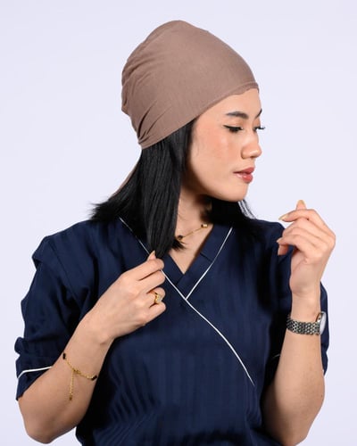 طاقية رأس سادة بربطه من الخلف