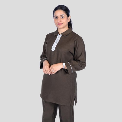 طقم عاملات منزلية شتوي ثلاث قطع