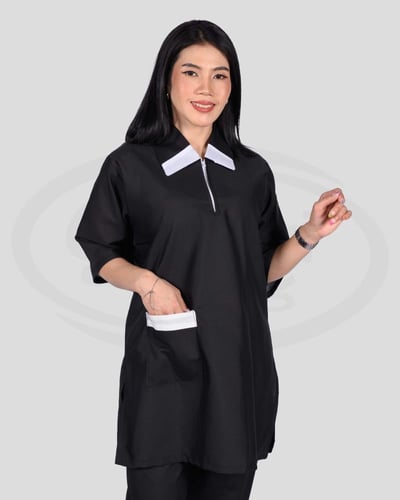 طقم زي عاملة منزلية عملي ومريح