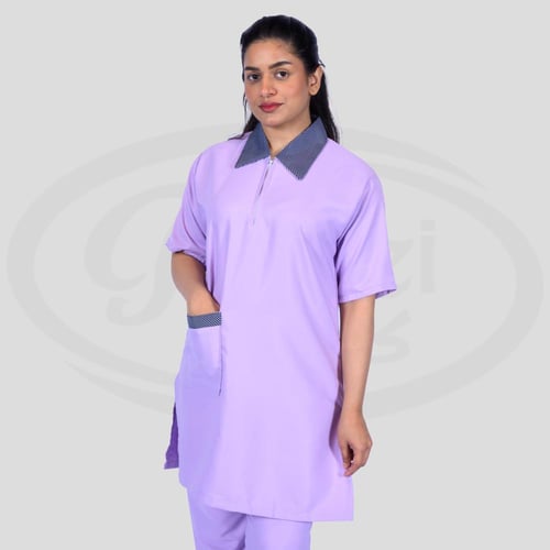 زي عاملات منزلية بسحاب أنيق