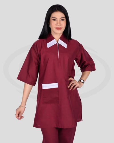 طقم زي عاملة منزلية عملي ومريح