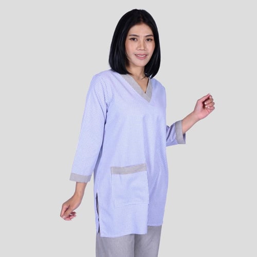 طقم يونيفورم للعاملات كاروهات