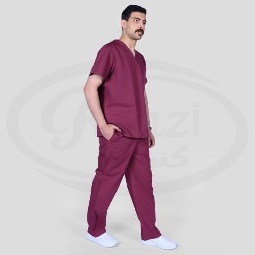 سكراب طبي عنابي للجنسين ANNO 1