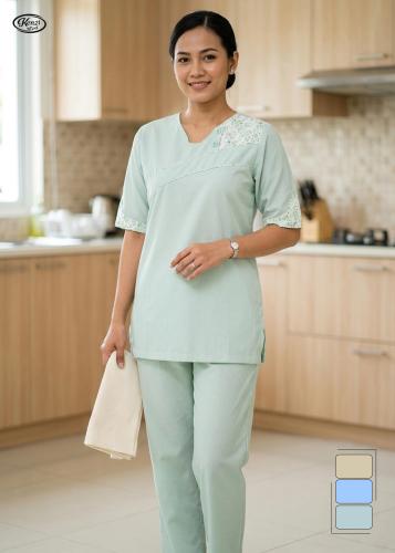 زي عاملات عملي مشجر بلمسات أنيقه