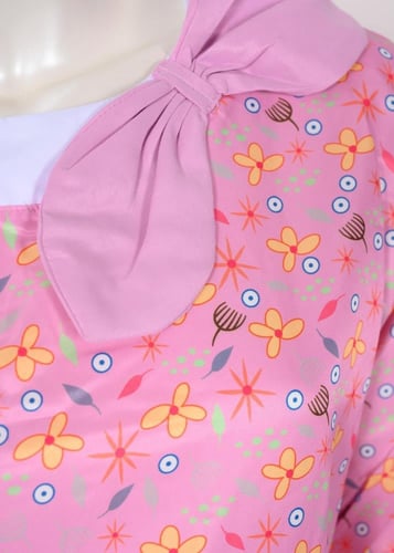 طقم يونيفروم مشجر بفيونكة جانبية