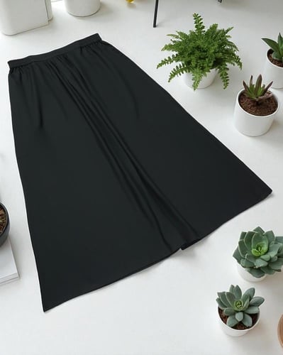 تنورة مدرسية زيتي مصممة خصيصا للمرحلة المتوسطة