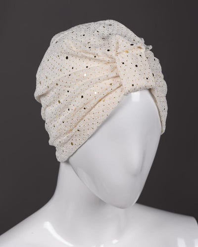 طاقية رأس نسائية بلمعة