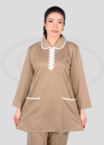 يونيفورم عاملات منزلية شتوي 3 قطع ساده