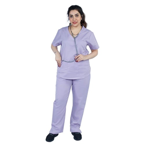 طقم سكراب طبي لون موف 105 Kenzi