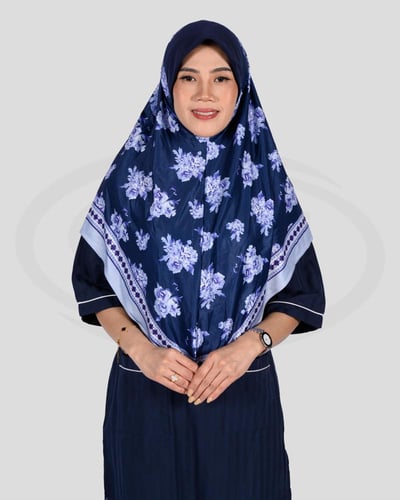 حجاب عاملات منزلية بطابع ورد