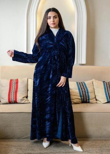 عباية بليزر بيكا أزرق