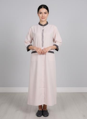 قميص عاملة منزلية لون بني