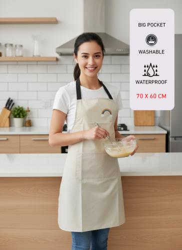 مريلة مطبخ احترافية مقاومة للماء وسهلة التنظيف