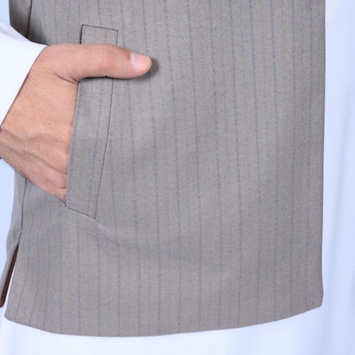 سديري دبل فيس مقلم رصاصي جملي M