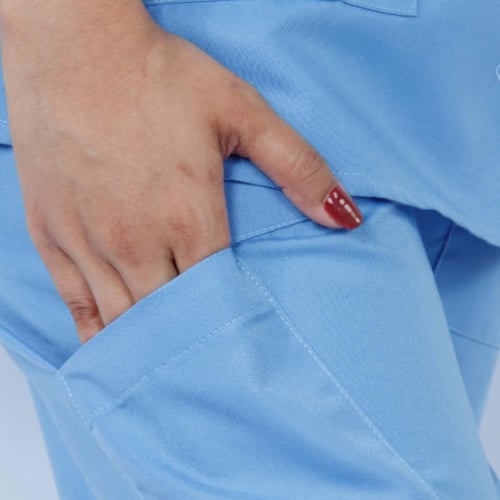 سكراب طبي أوفر سايز نسائي لون سماوي 105 Kenzi