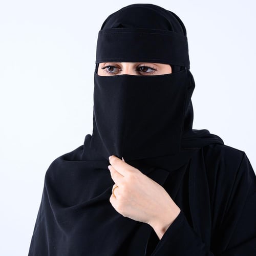 نقاب ربع خط قصير A2