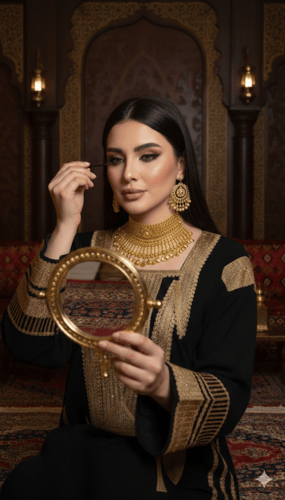 جلابية بالهوية التراثية السعودية