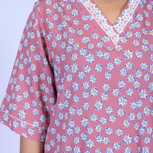 طقم عامله بزهور