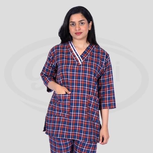 طقم يونيفورم عاملات كاروهات مميز