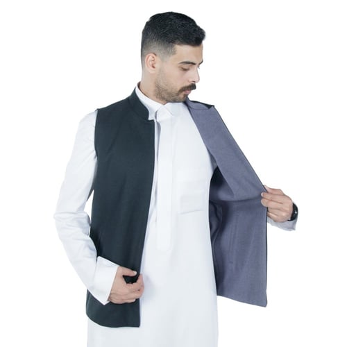 سديري Mدبل فيس رصاصي و زيتي c2