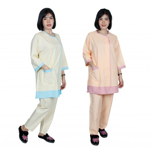 زي عاملات منزلية بأزارير