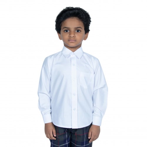 قميص مدرسي أبيض روضة