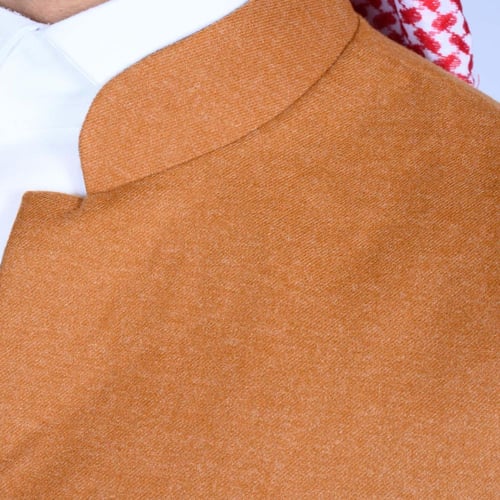 سديري رجالي دبل فيس بني محروق جملي