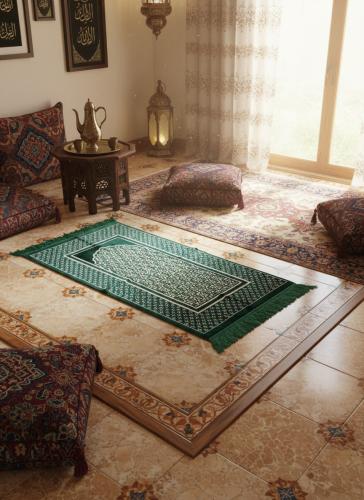 سجادة صلاة تركية مخملية
