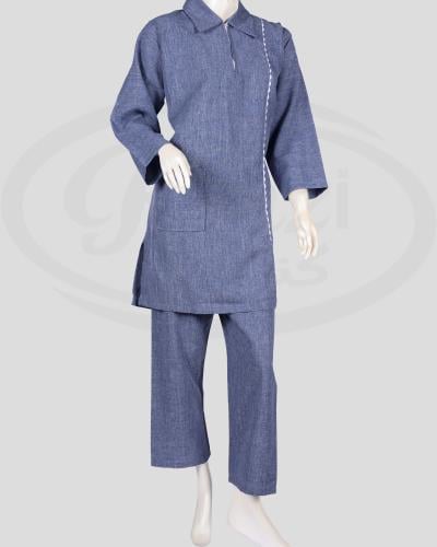 زي عامله كشميري جامبو رصاصي غامق