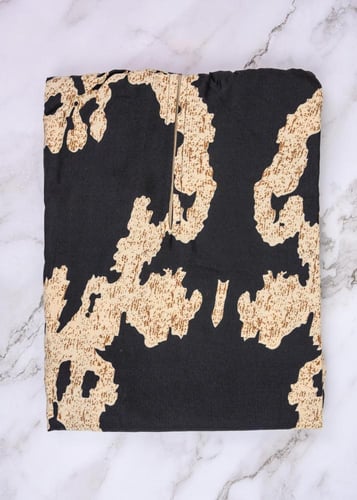 شرشف صلاة فخم مزود بسحاب، كم مطاط، وربطة