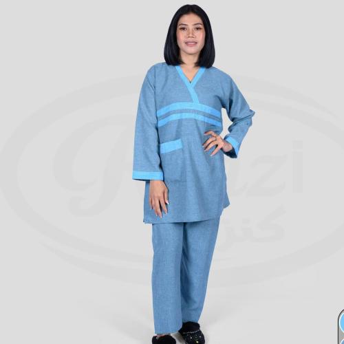 زي عاملات منزليه قطعتين كشميري