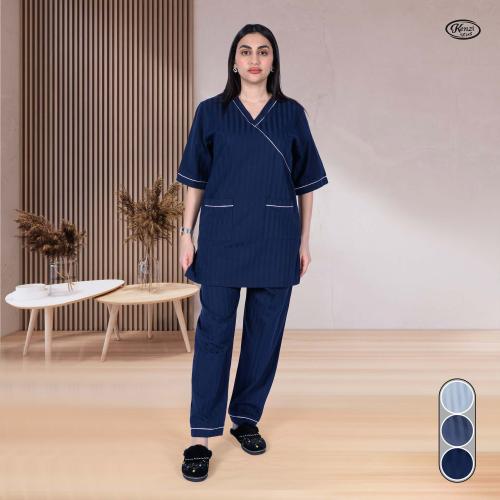 طقم زي عاملة منزلية قطن عدة الوان