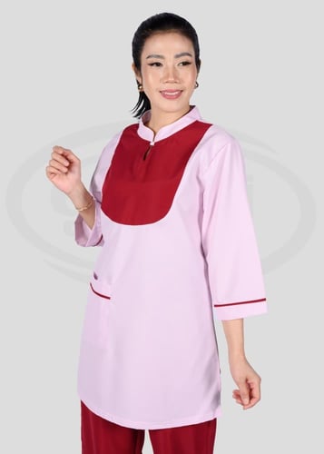 طقم عاملات منزلية محتشم بلونين