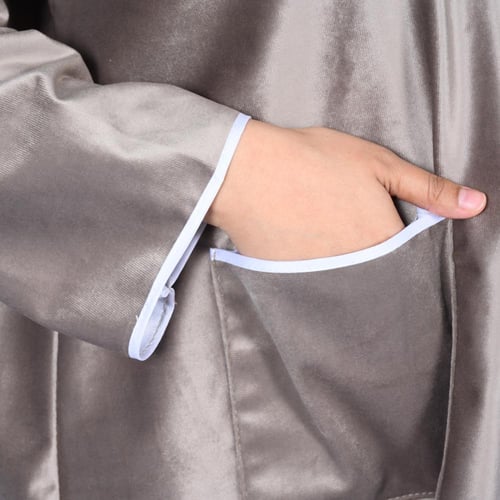 قميص عاملة منزلية شتوي مخمل