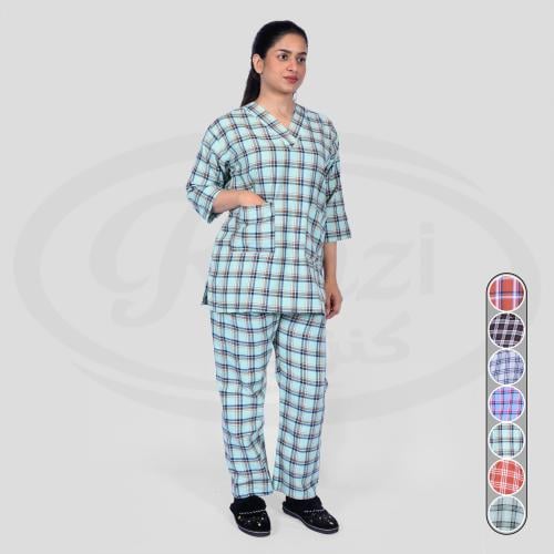 طقم زي عاملات منزلية كاروهات