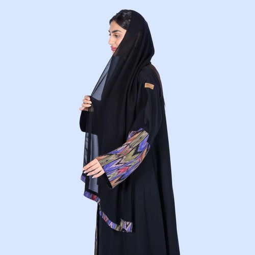 عباية كتان مع طرحه F